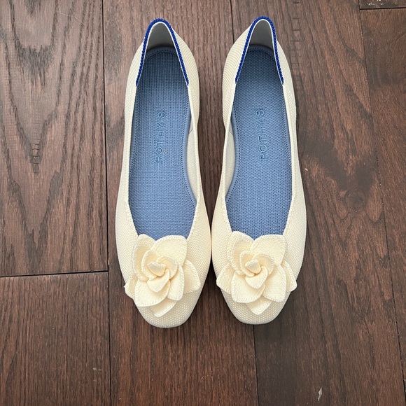 NIB Women’s Rothy’s The Petal Square in Love Bird 7 - Picture 4 of 8